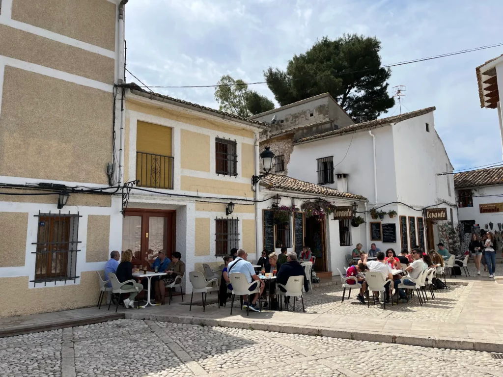 Cafe in Guadalest, Spain