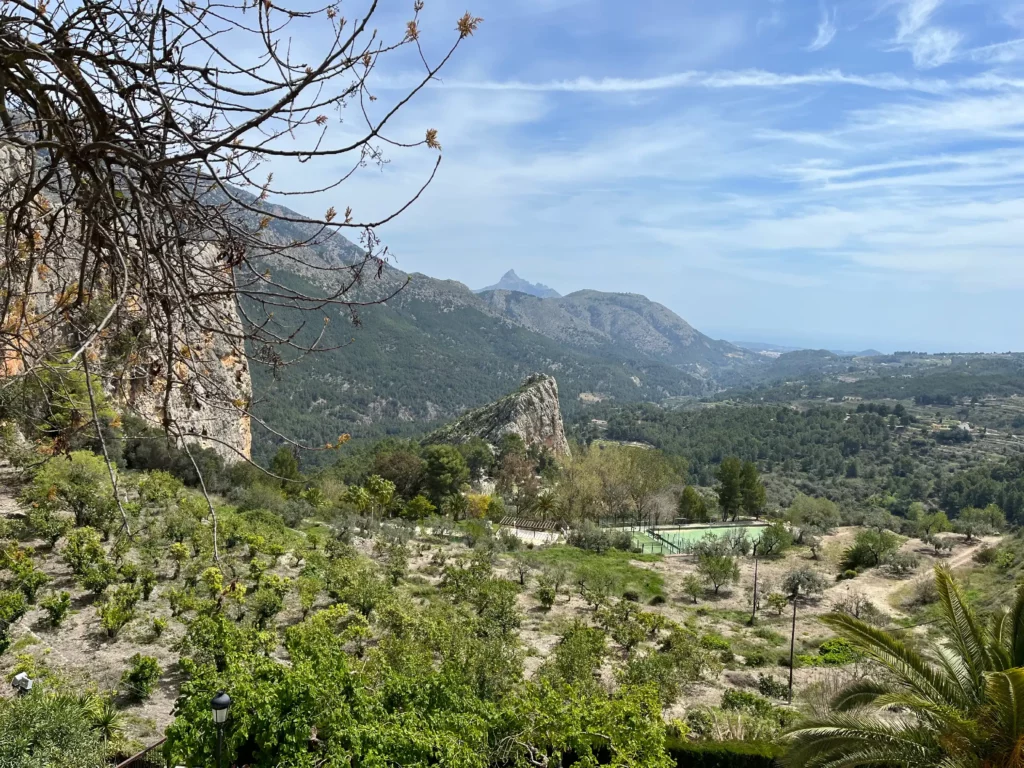 Guadalest valley view, Spain