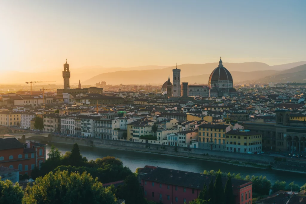 The Piazzale Michelangelo Viewpoint Florence
