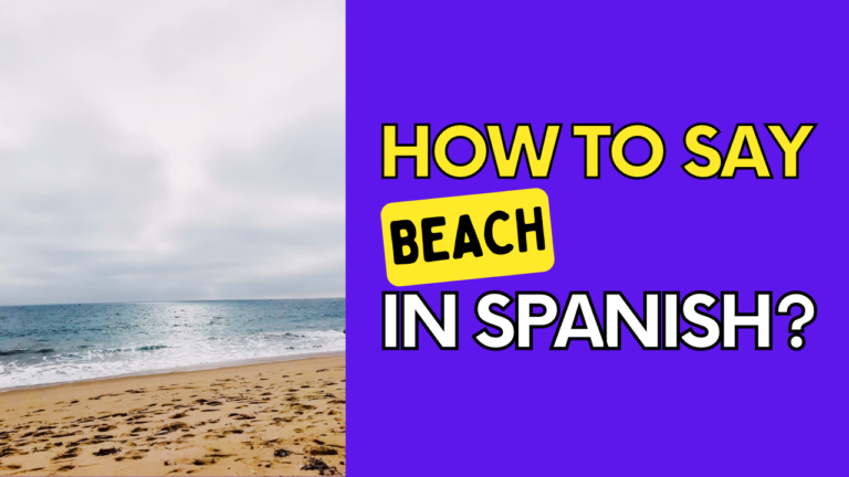 how-to-say-beach-in-spanish-bonus-video