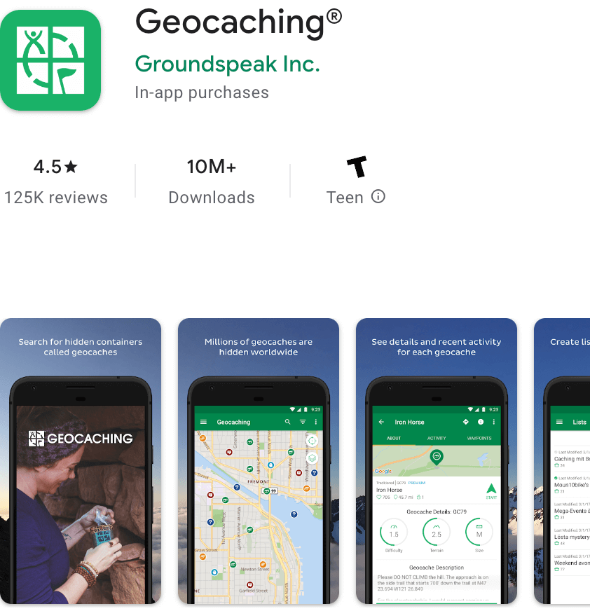 Geocaching Android App