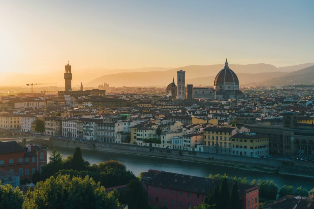 Florence sunset