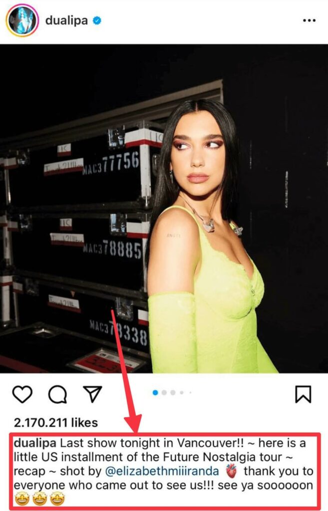 instagram caption dua lipa jpg 1