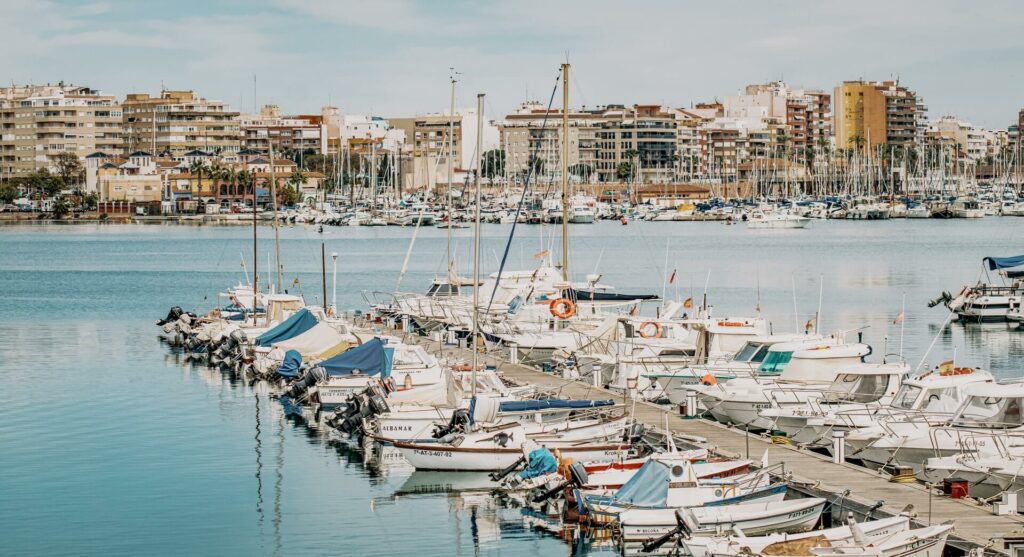 Playa del Cura, Torrevieja, Spain.