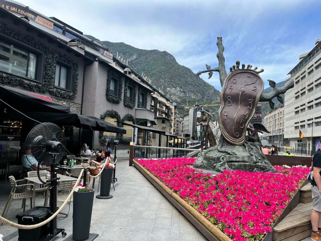 Salvador Dali Statue Andorra