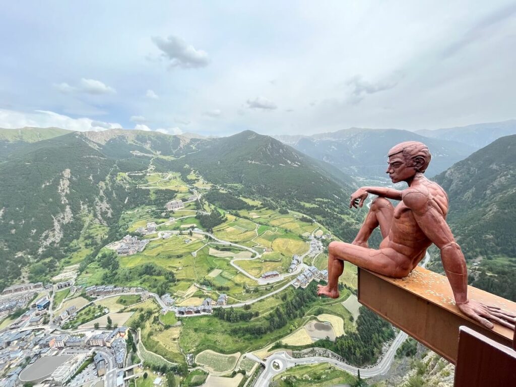 Statue at Cap del Roc del Quer, Andorra