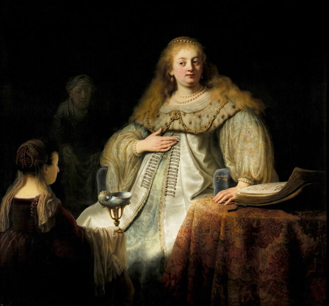 Rembrandt Artemisia (Judith at the Banquet of Holofernes)
