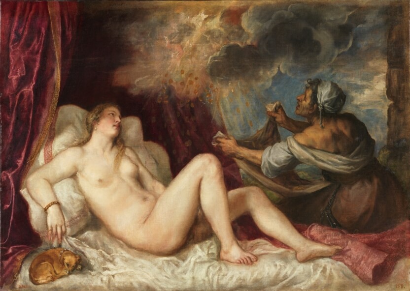 Titian, Danaë and the Shower of Gold