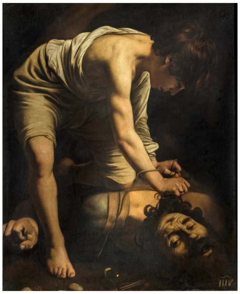 Caravaggio, David with the head of Goliath