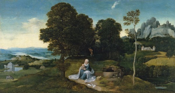 Landscape with the Rest on the Flight into Egypt, Joachim Patinir