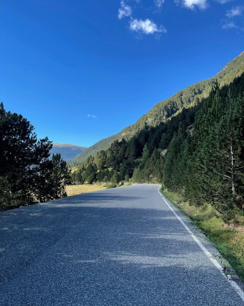 Andorra roads for cycling