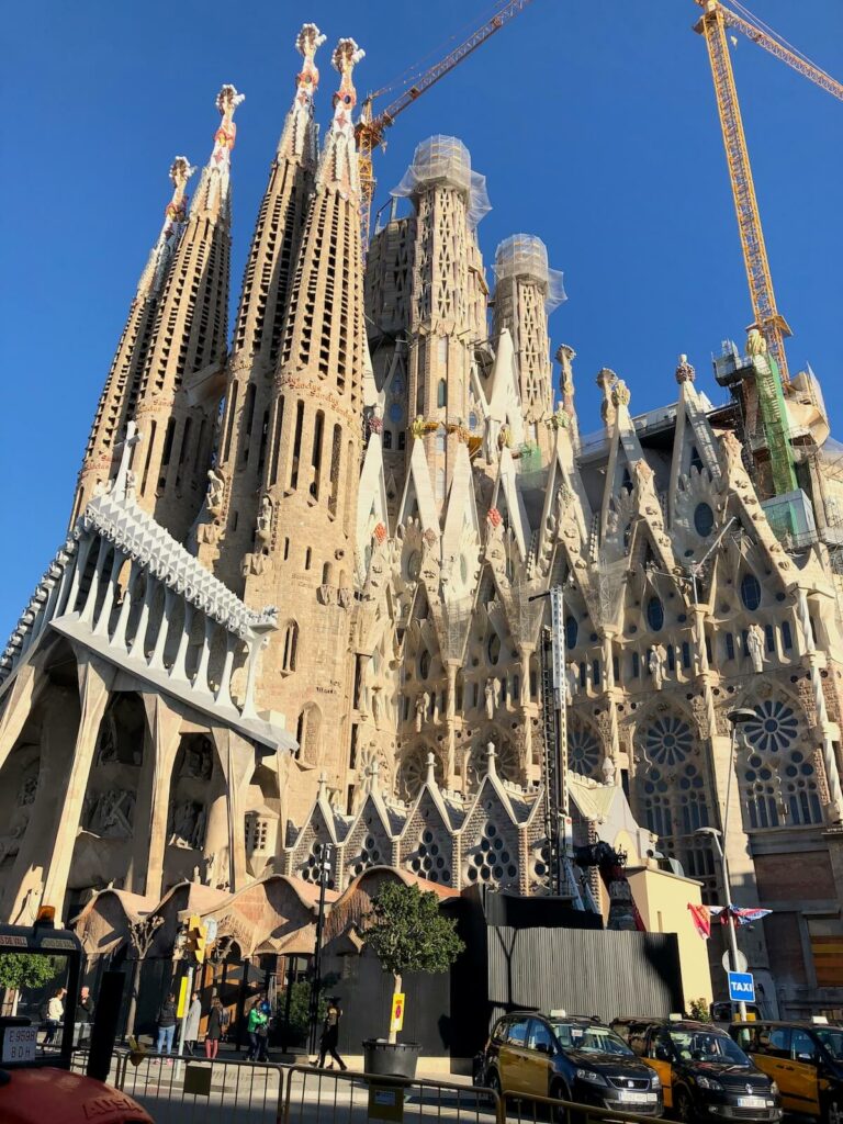 Sagrada Familia Barcelona, front view
