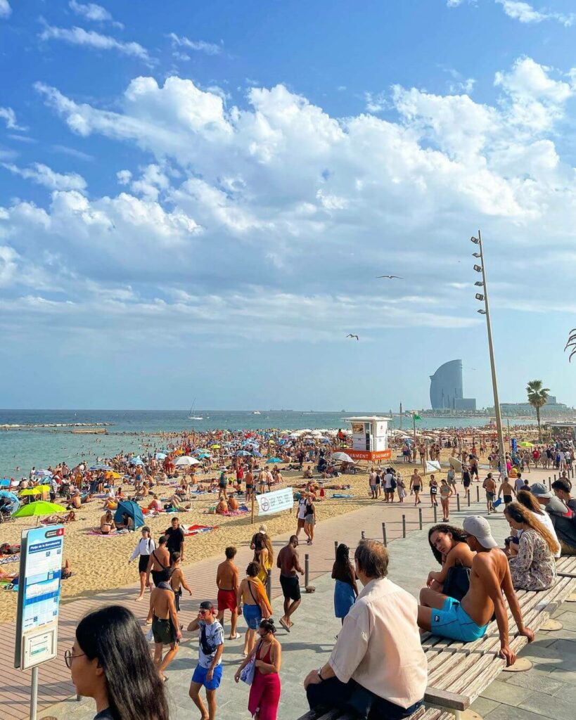 Barceloneta beach, Barcelona