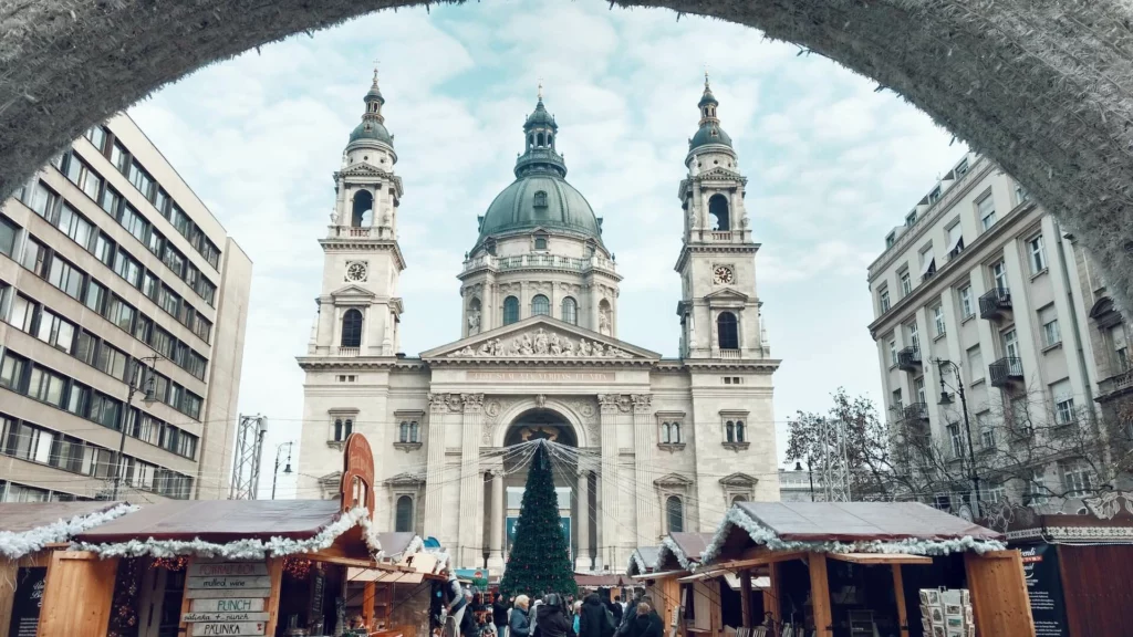 Christmas market in Budapest, Hungary