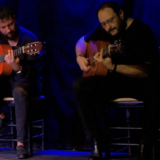 Flamenco guitarists, Madrid