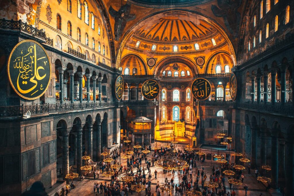 Inside Hagia Sophia Istanbul