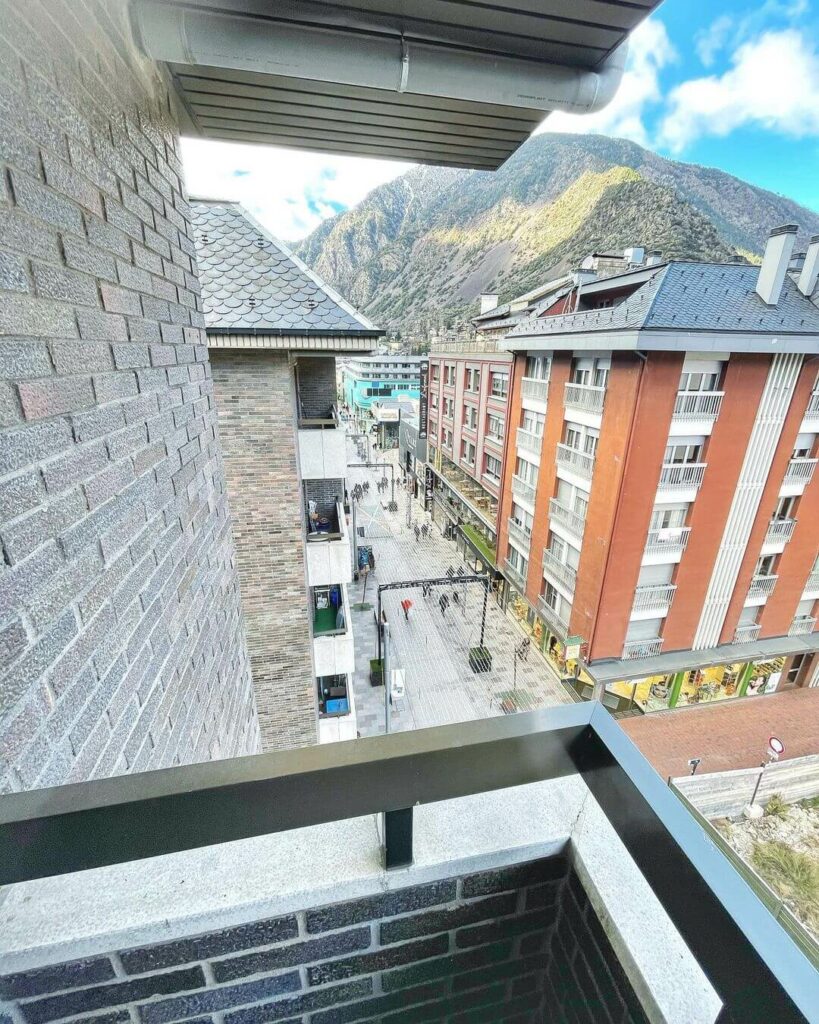 Les Closes hotel balcony view, Andorra