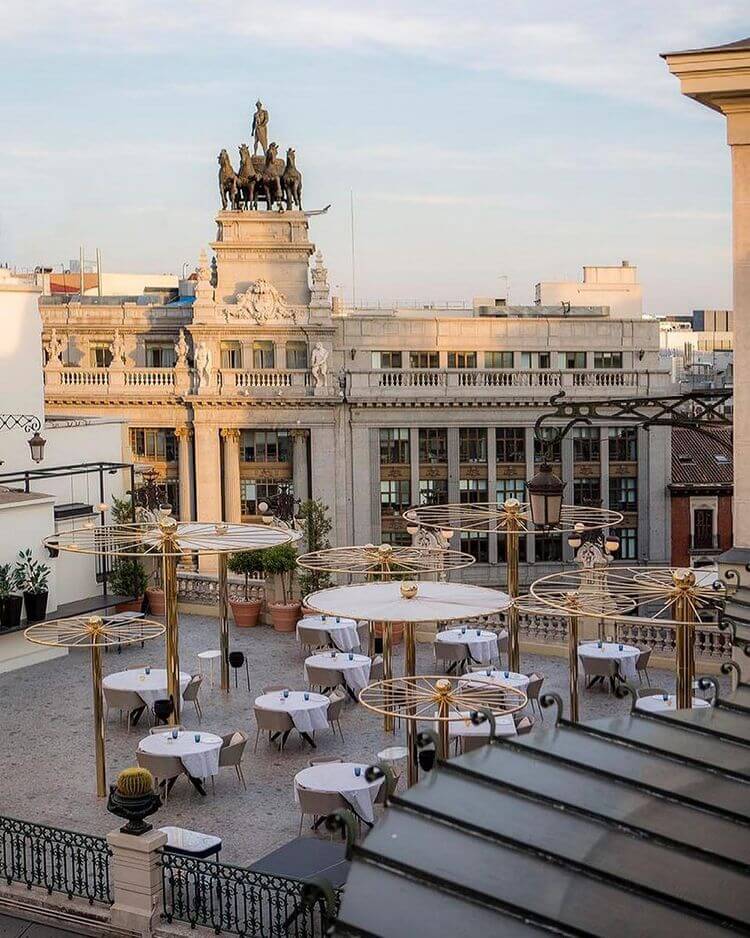 Paco Roncero restaurant view, Madrid