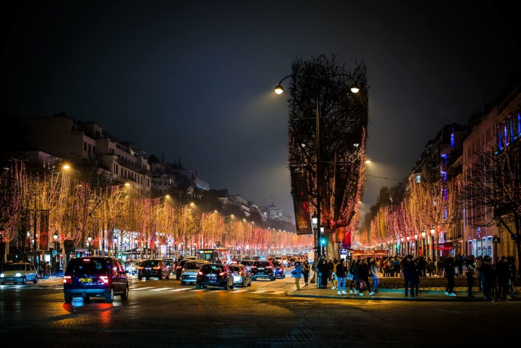 Christmas at Champs-Élysées, Paris, France