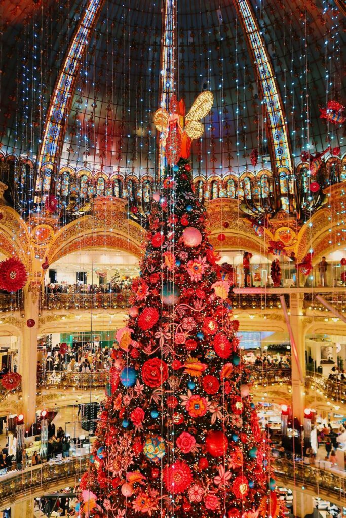 Galleries Lafayette Christmas tree, Paris