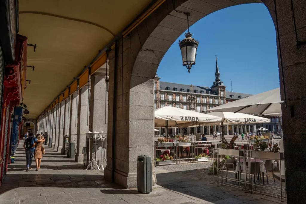 Plaza Mayor view, Madrid