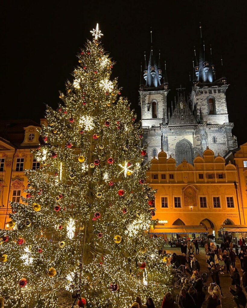Prague Christmas tree
