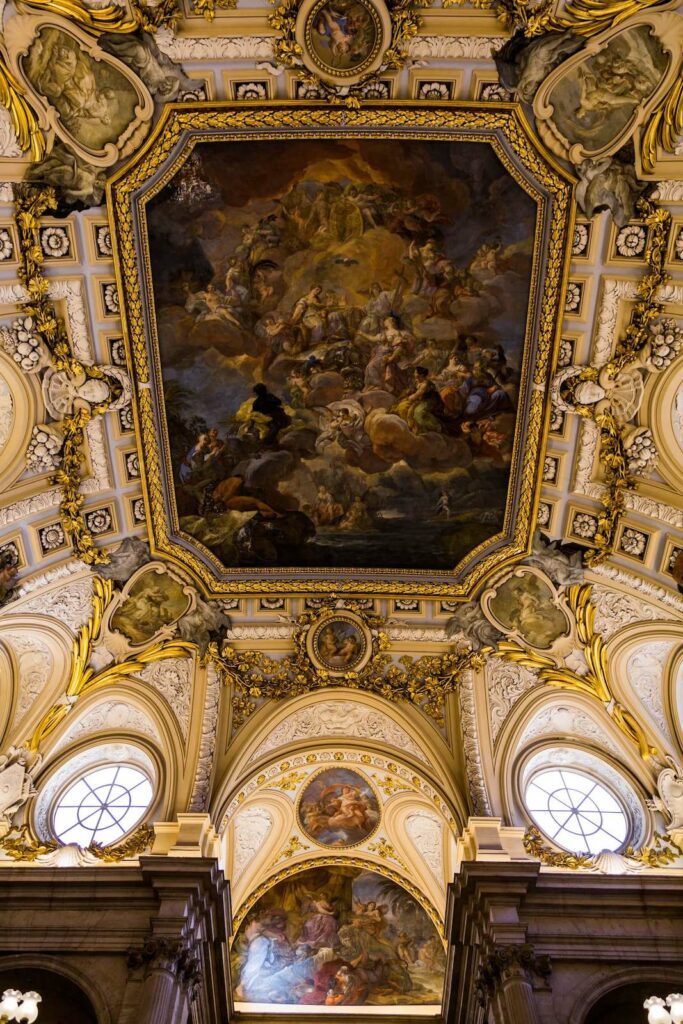 The Royal Palace interiors, Madrid