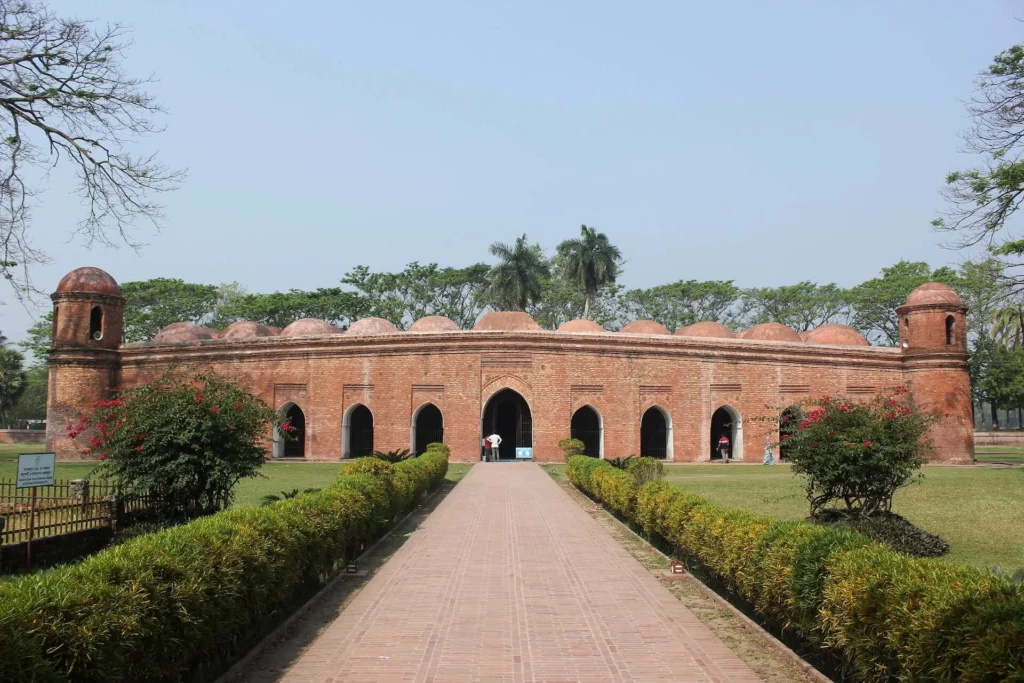 Shat Gambuj Masjid (Sixty Dome Mosque) at Bagerhat, Bangladesh