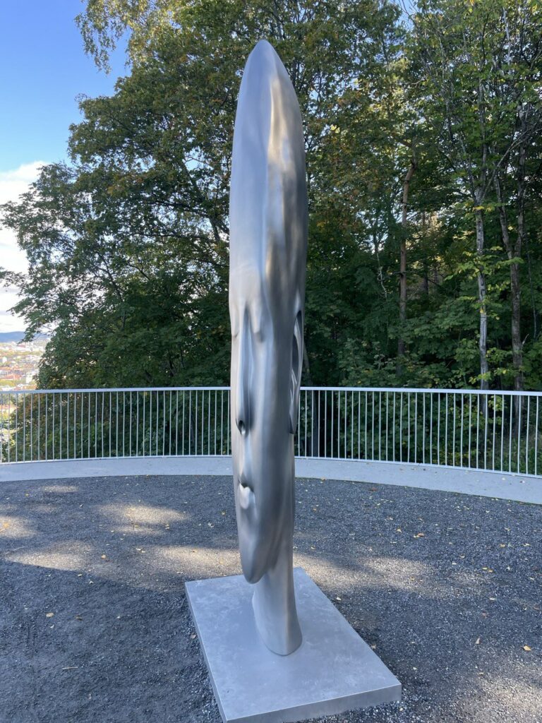 Ekeberg Urban park Head illusion sculpture