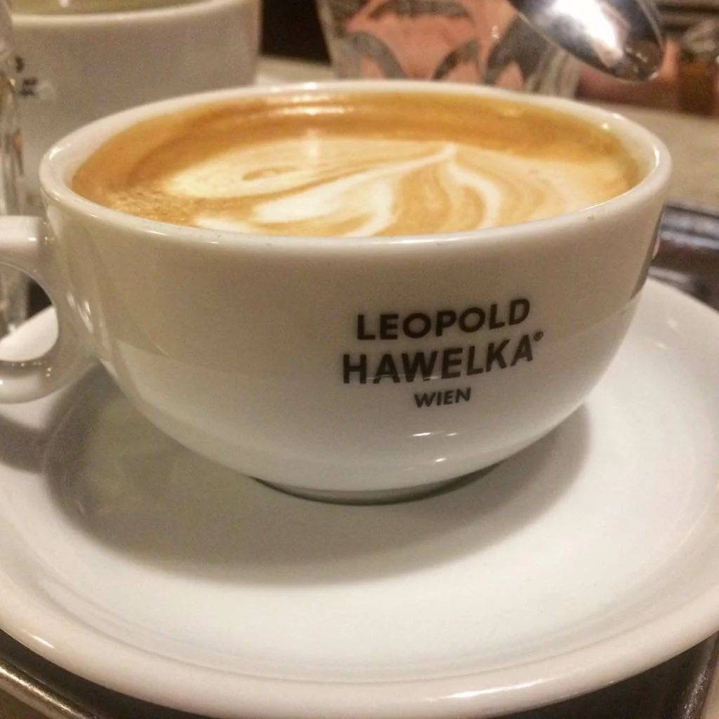 Coffee at Hawelka cafe, Vienna, Austria