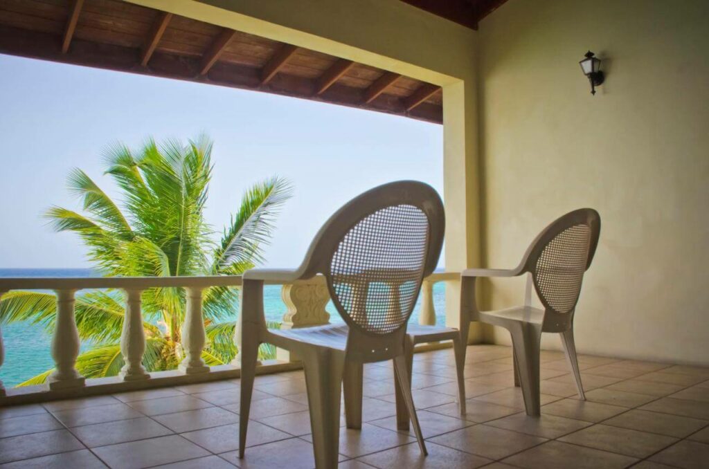 Silver Seas Resort Hotel room view, Jamaica
