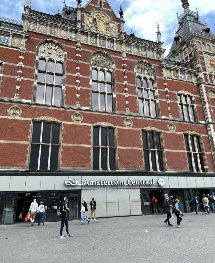 Amsterdam Central Station as a starting point