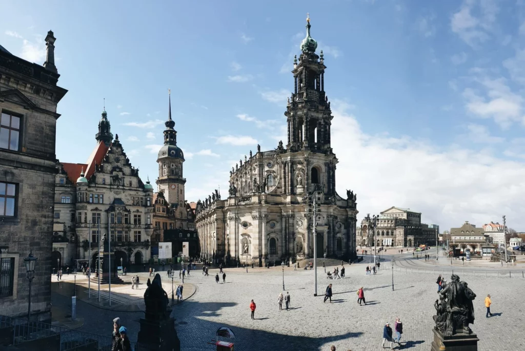 Schlossplatz in Dresden