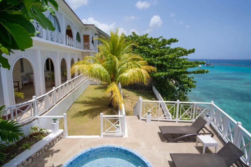Hibiscus Lodge Hotel view, Jamaica