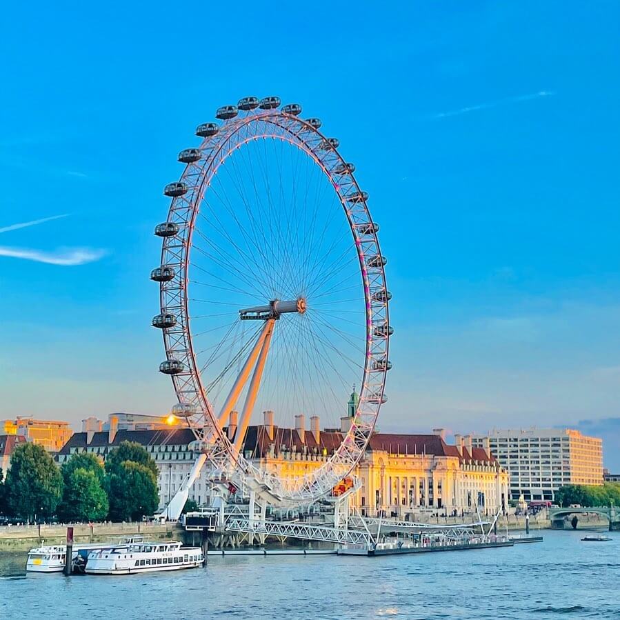 The London Eye Ferris wheel