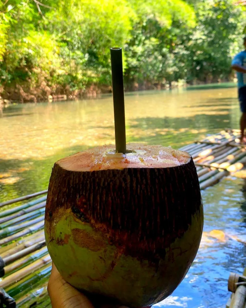 Bamboo River Rafting cocoa drink