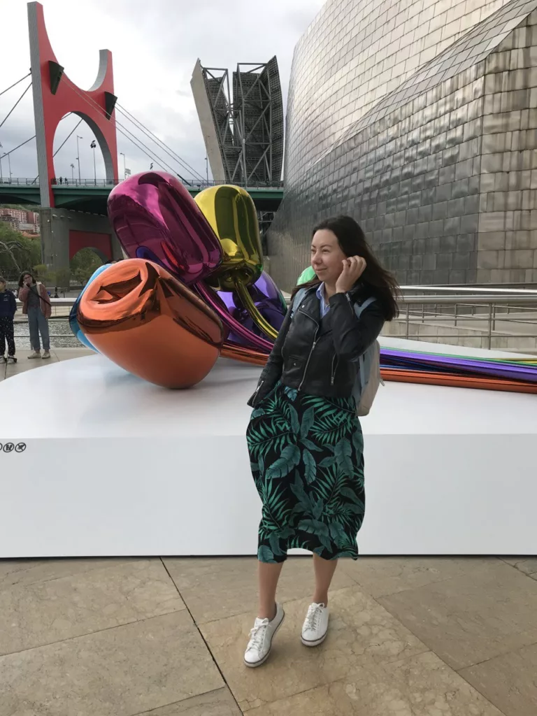 Me at Guggenheim Museum