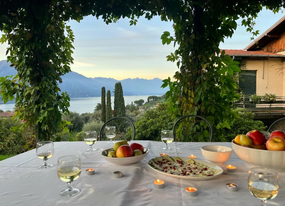 The view from villa in Bellagio, Lake Como