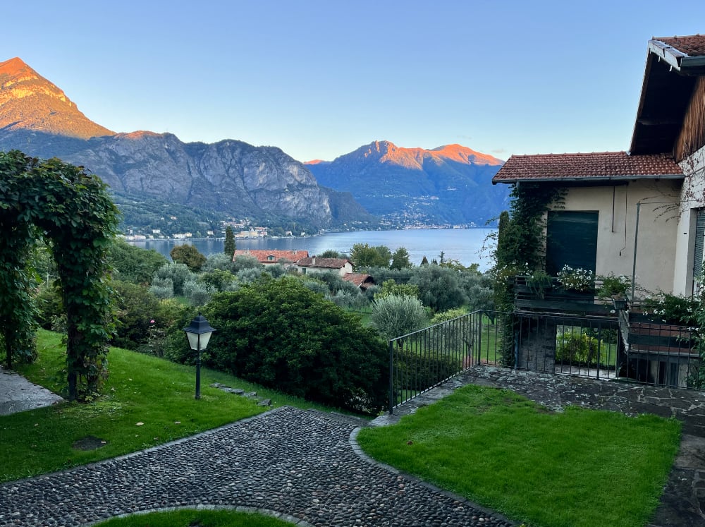 The villa in Bellagio, Lake Como