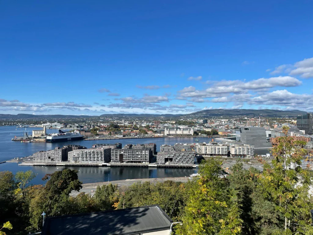 The Ekebergrestauranten view, Oslo