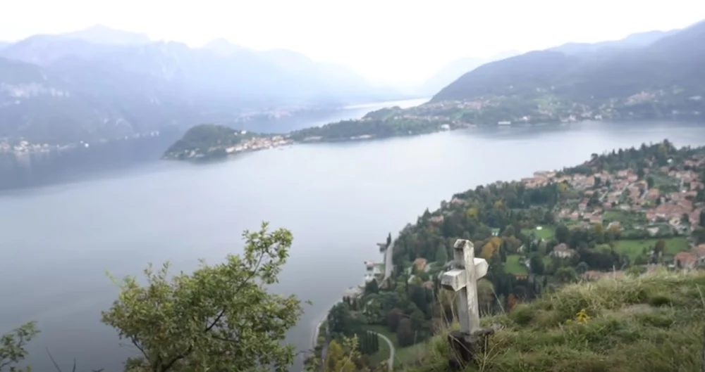 A view from San Martino church, Lake Como