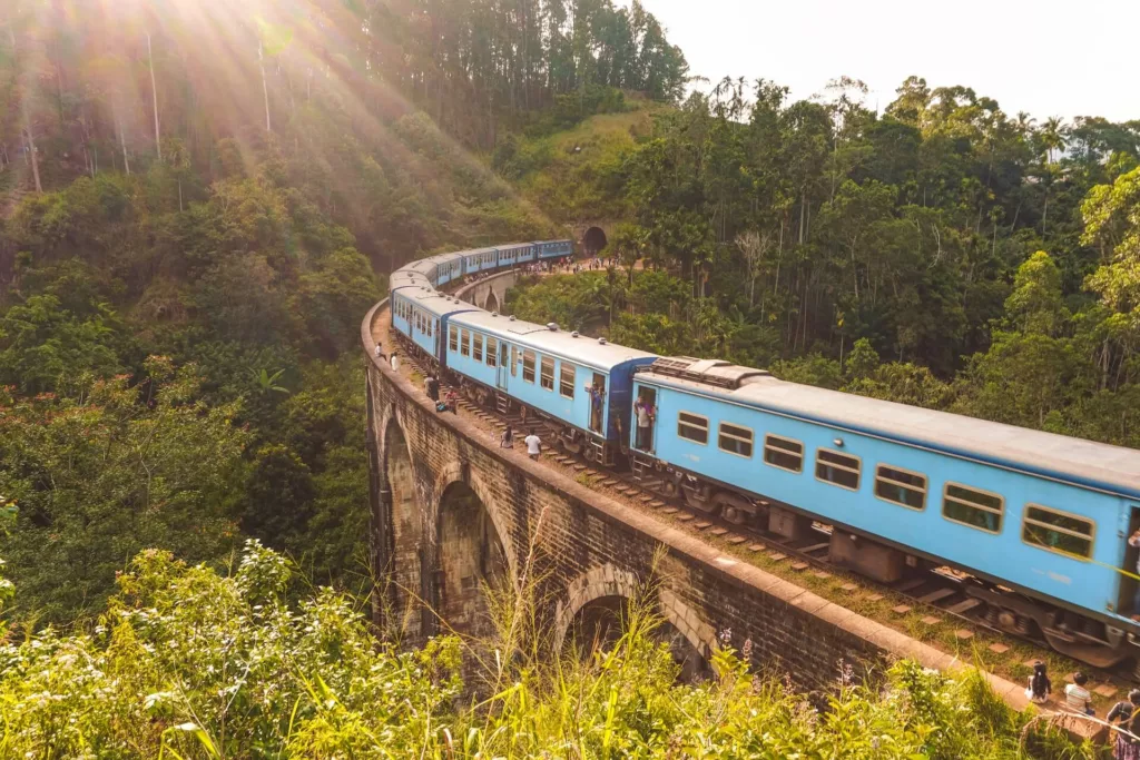 A train in Sri Lanka