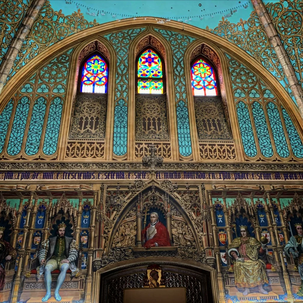 Laredo Palace interiors, Alcala de Henares, Spain