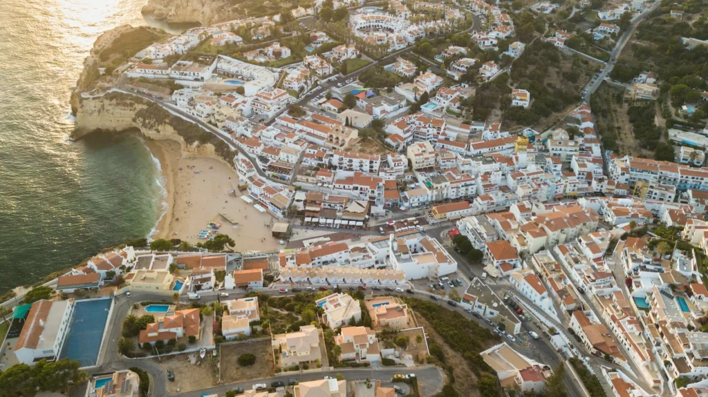 Little beach town in the south of Portugal