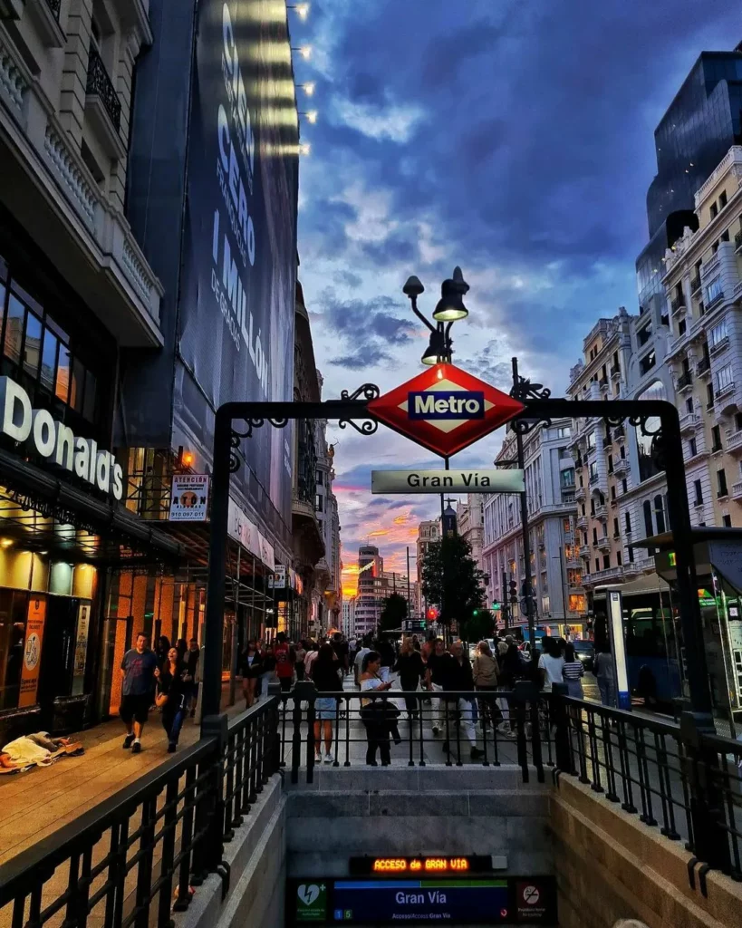 Gran Via, Madrid