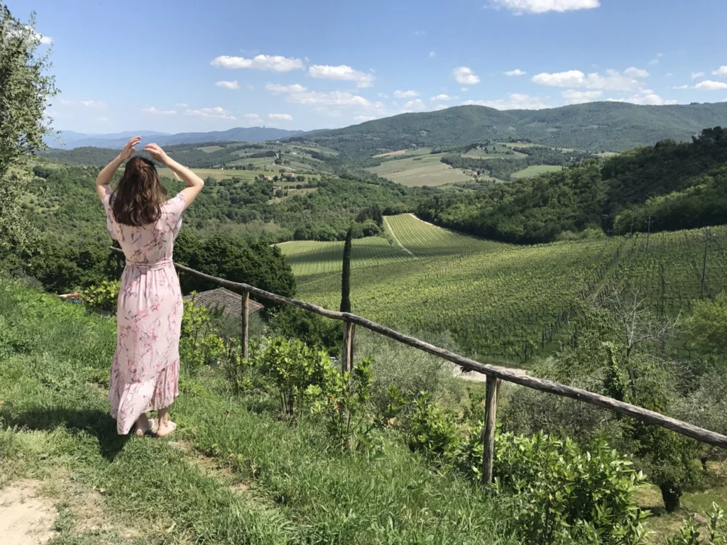 Nadia in Tuscany, Italy