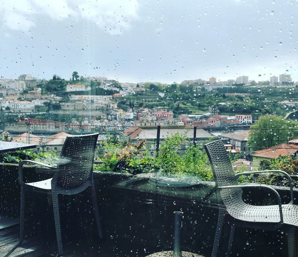 Rain in Porto, Portugal