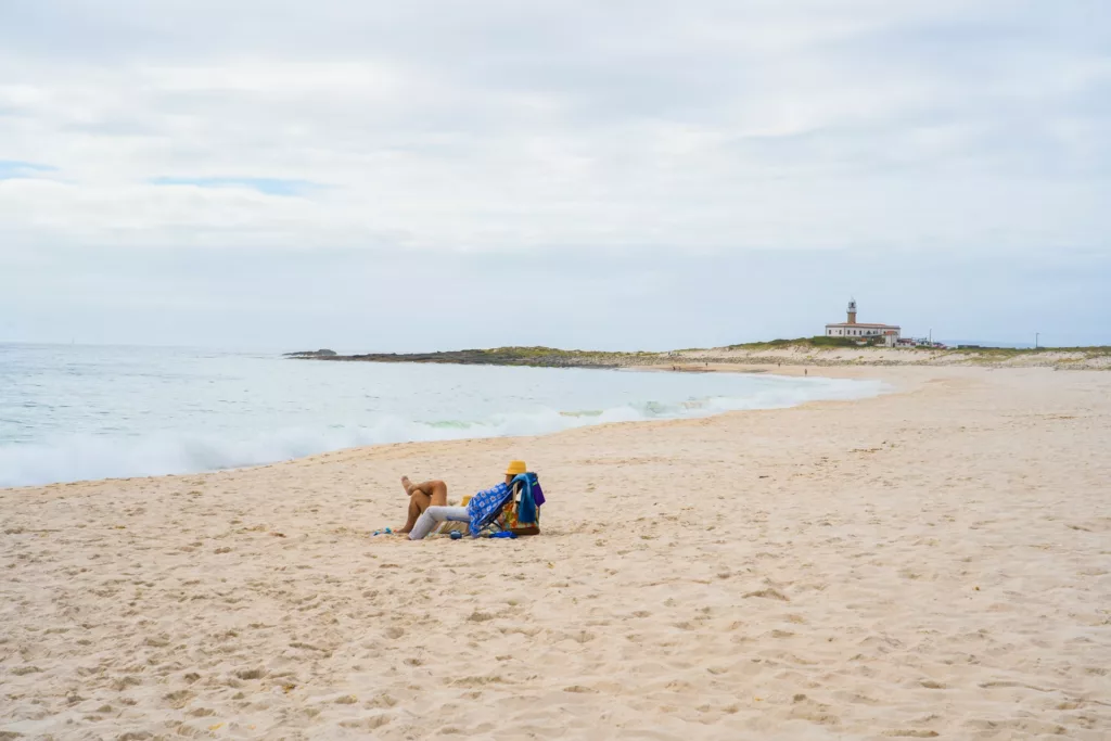 A beach in Galicia, Spain