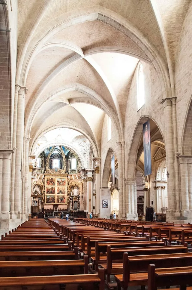 Inside Valencia Cathedral