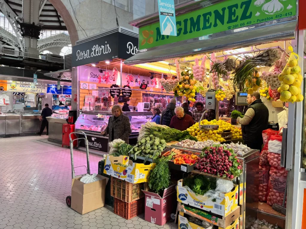 Mercado Central stalls